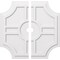 Ekena Millwork Haus Architectural Grade PVC Contemporary Ceiling Medallion, Two Piece, 36"OD x 3"ID x 12"C x 1"P CMP36HS2-03000 - alternate 1